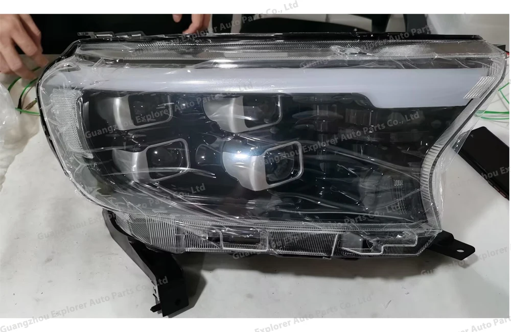 Factory LED Headlight for Ranger T7 T8 Raptor 4 Lens Refit Head Light Retrofit Lamps for Ranger Auto Lighting System