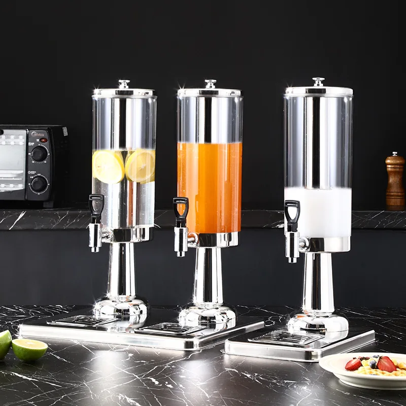 

Commercial Hotel Buffet Juice Cauldron Multi-head with faucet visual hot and cold commercial hotel buffet juice cauldron