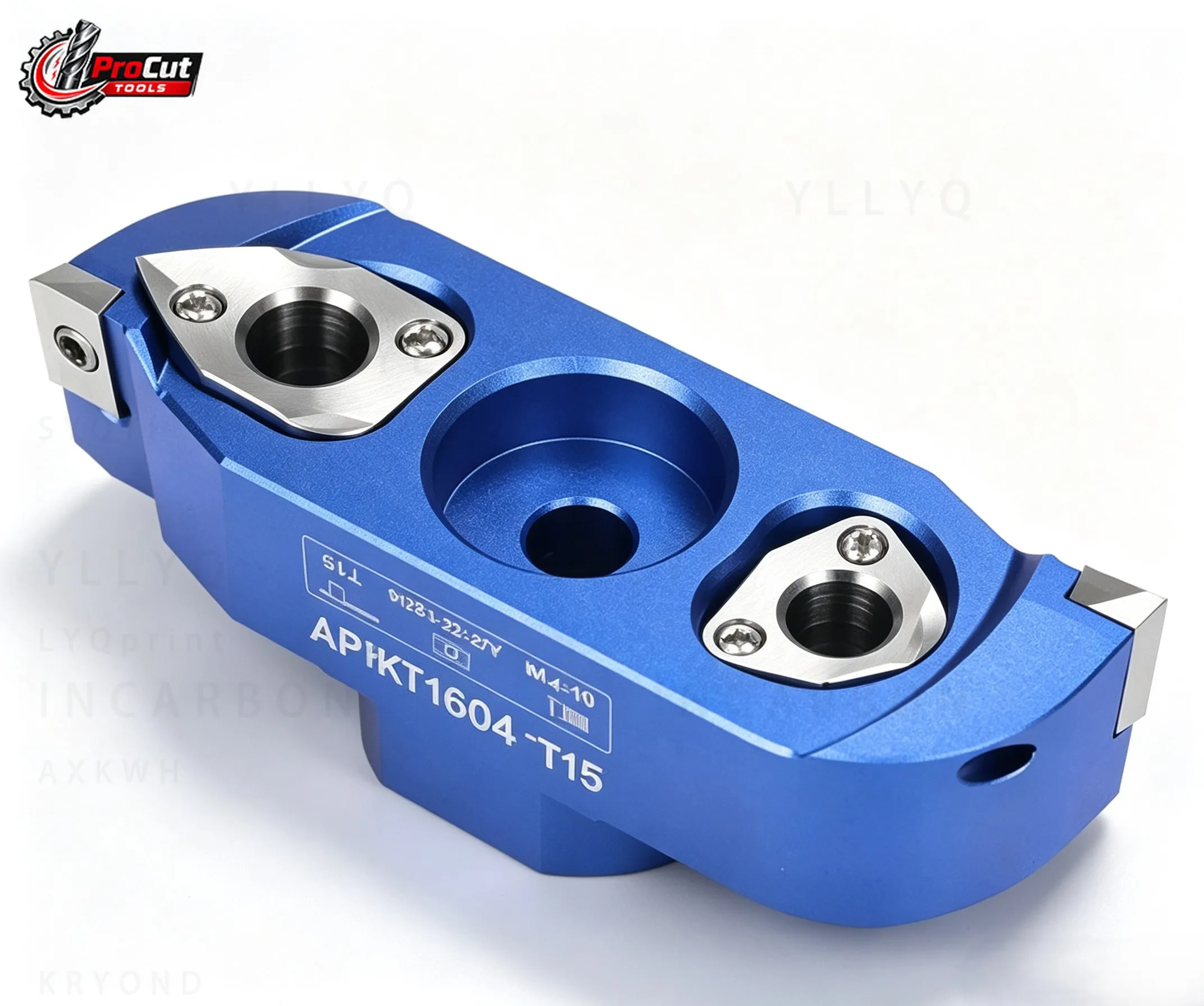 Partigo Aluminum Bridge Type Face Mill,High Gloss Milling Cutter,Adjustable Diameter & Height CNC Milling Tool
