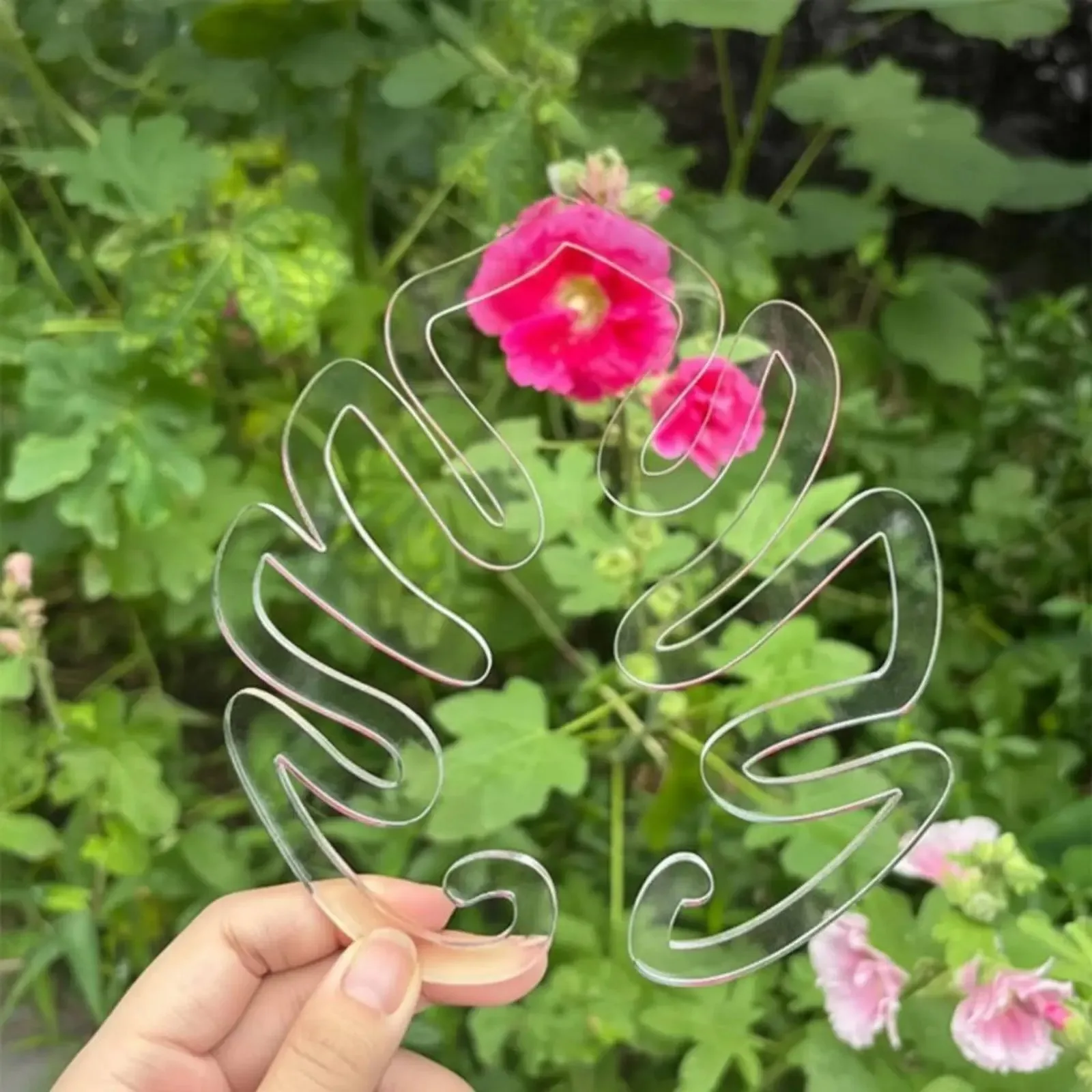 Heavy Duty Plant Support Frame - Heavy Duty Folding Clips for Stems, Stakes - Garden, Floral Arrangements, Indoor/Outdoor Plants