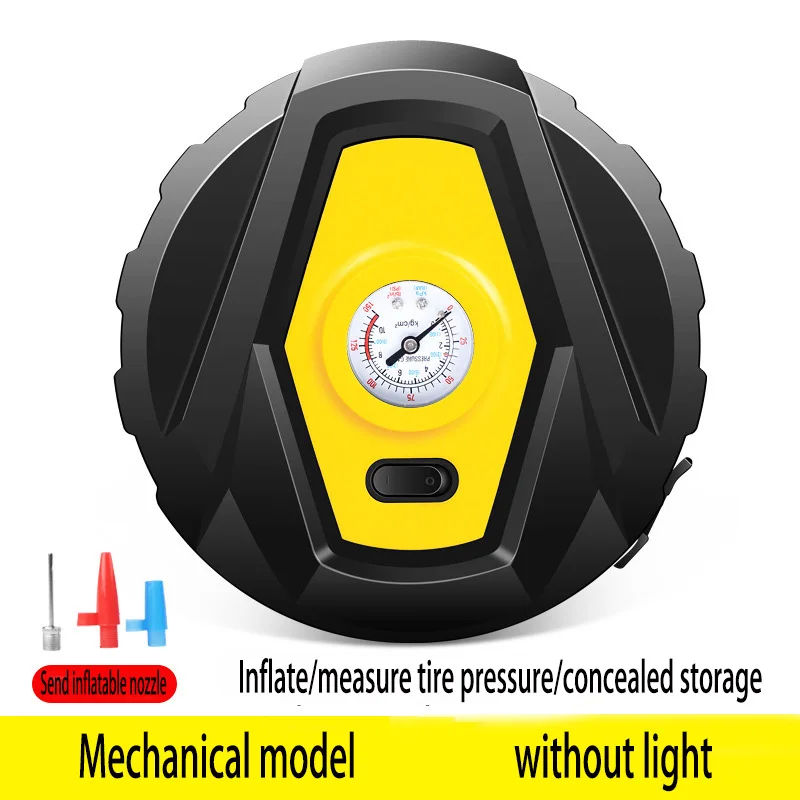 

12V Car Tire Inflator Mini Portable Intelligent Digital Display High-power Car Tire Compressor For Car Motorcycles