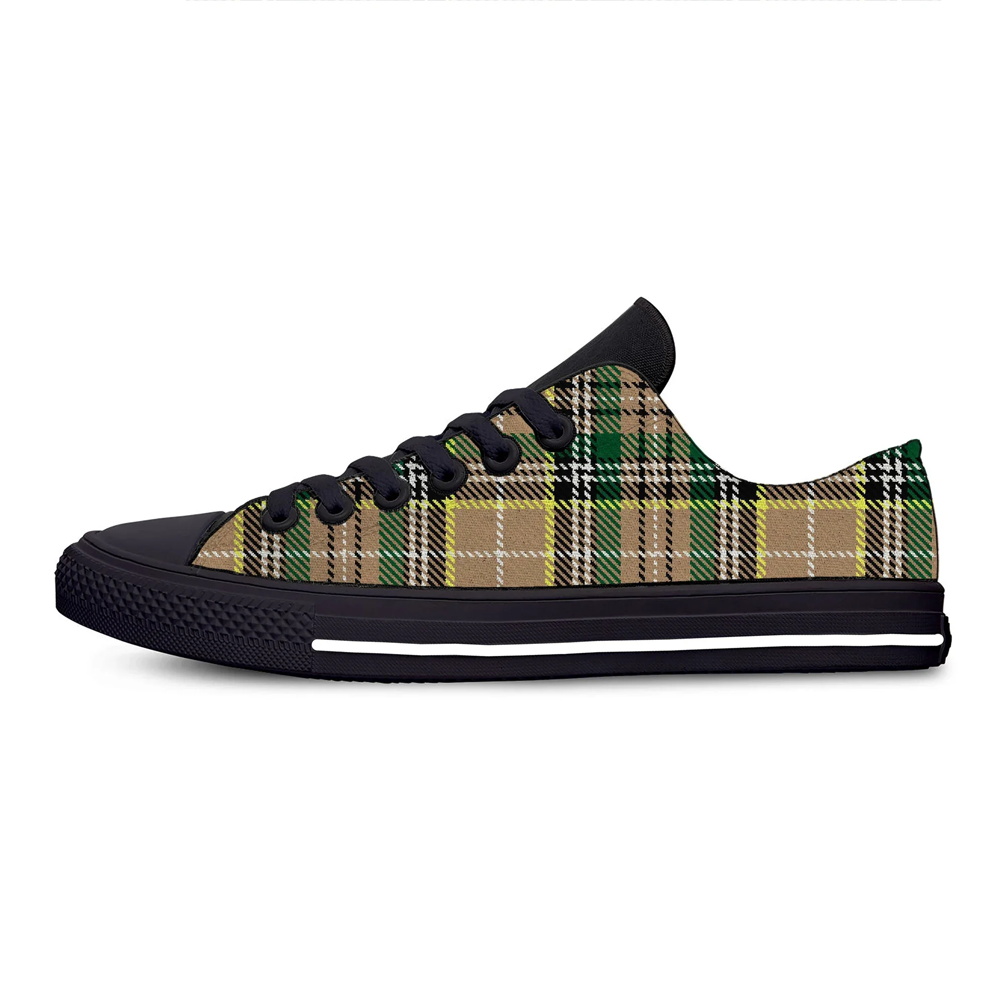 Hot The Farrell Clan of Ireland Tartan Low Top Lightweight Board Shoes Breathable Men Women Sneakers Fashion Summer Casual Shoes