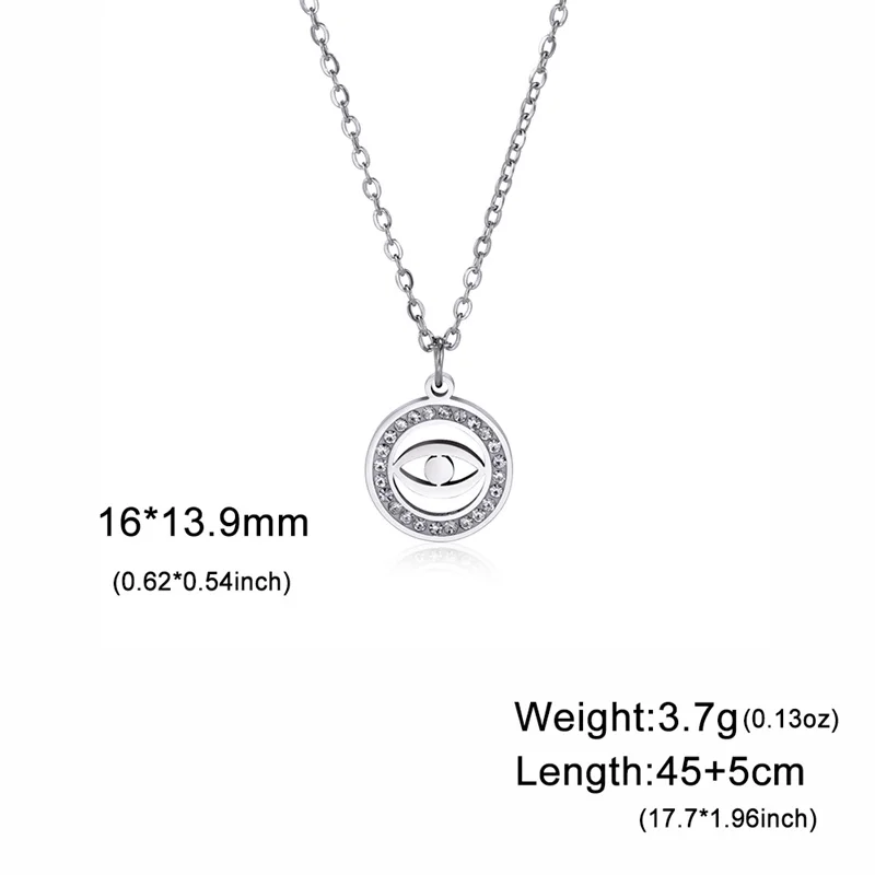 Trendy Edelstahl Strass Baum des Lebens Anhänger Halskette Für Frauen Charme Sommer Schlüsselbein Kette Schmuck Colgantes Cadena – Detail 33