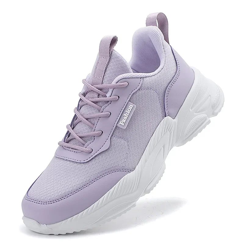 Platformed Womems Shoes Vulcanize Summer Women Casual  White Sneakers Sports Mesh Breathable Loafter for Women Comfort Jogging