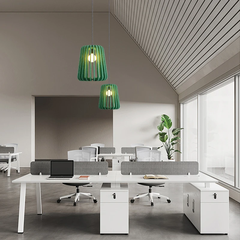 

Nordic felt pendant light colorful sound-absorbing pendant light coffee shop homestay shop dining table bedroom hanging lamp