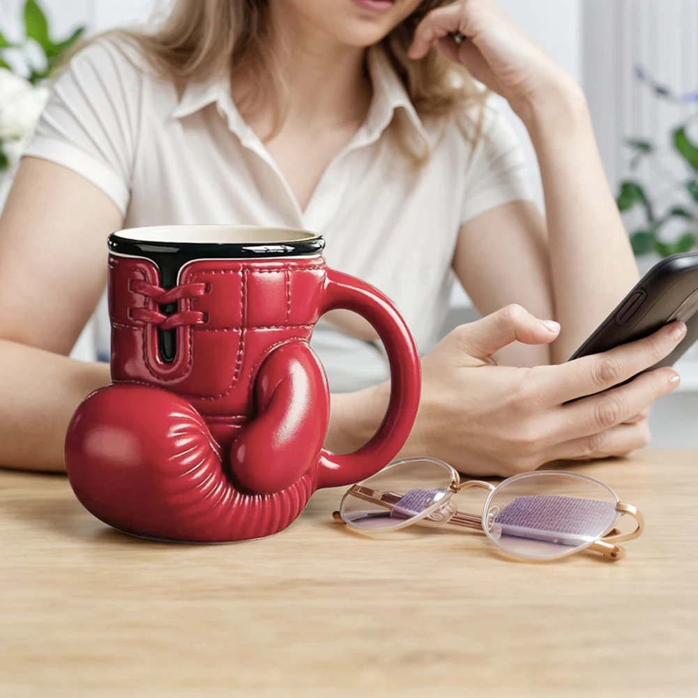 Boxing Glove Mug Boxing Coffee Mug Boxing Themed Tea Cup Novelty Coffee Cup Gifts for Boxing Lovers