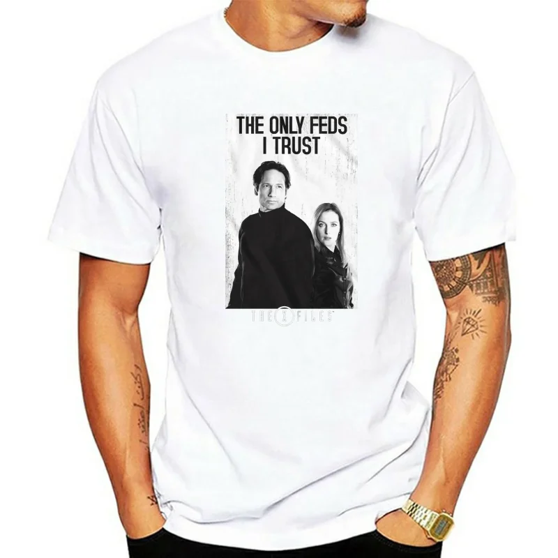 X-Files The Only Feds Black Adult T-Shirt