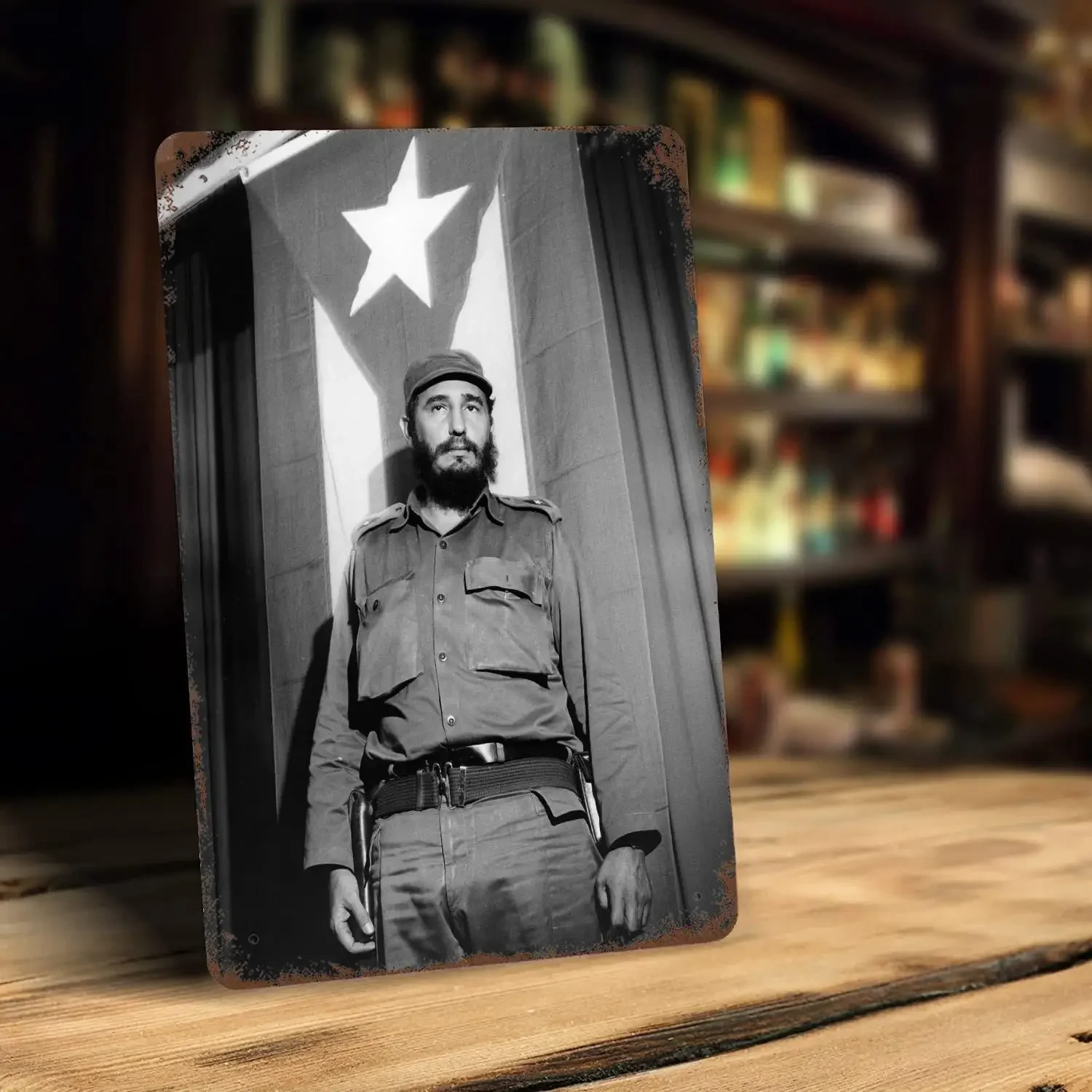 fidel castro Metal Signs wall decor Vintage Tin Signs Captain Metal Poster Decor for Bar Pub Club Wall Decoration