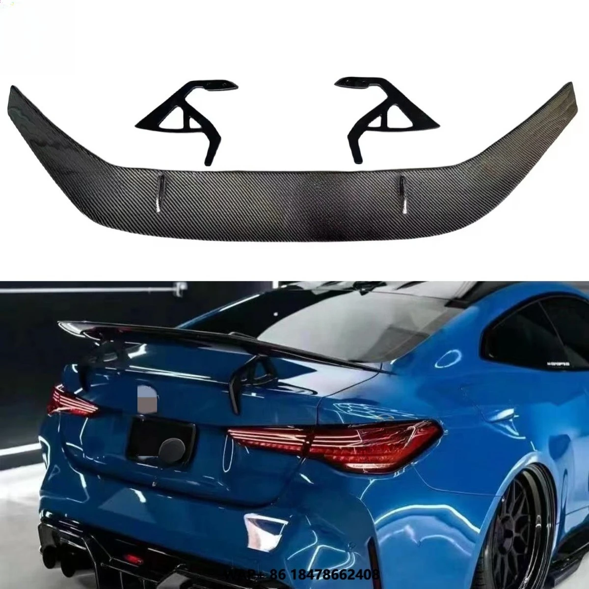 

High Quality ADR Style Carbon Fiber Rear Trunk Spoiler Wing for G80 G82 G83 M3 M4 G8X Spoiler