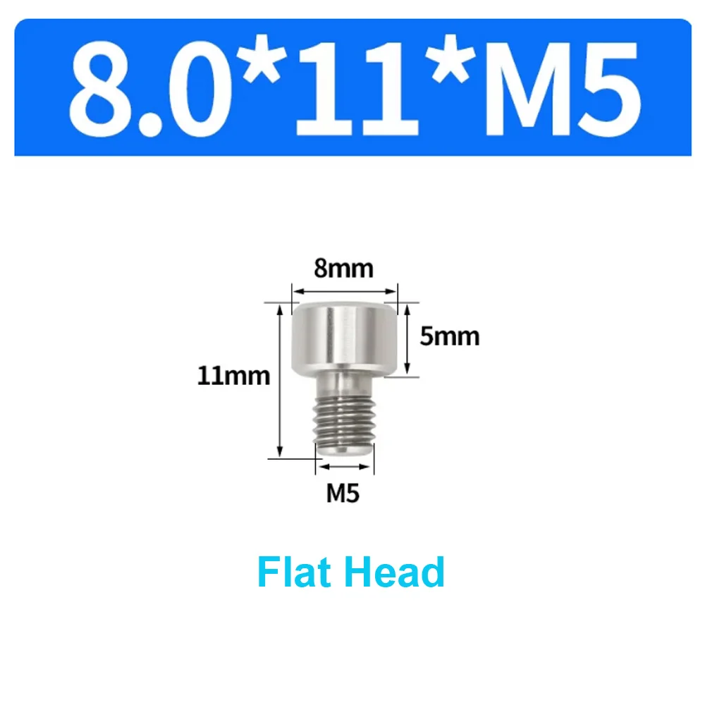 10 Stück/Beutel Edelstahl 303 Positionierstifte M6 Konischer Rundkopf mit Flachkopf Außengewinde Metall-Einsatzschraube 5mm Verriegelungsbefestigung – Detail 23