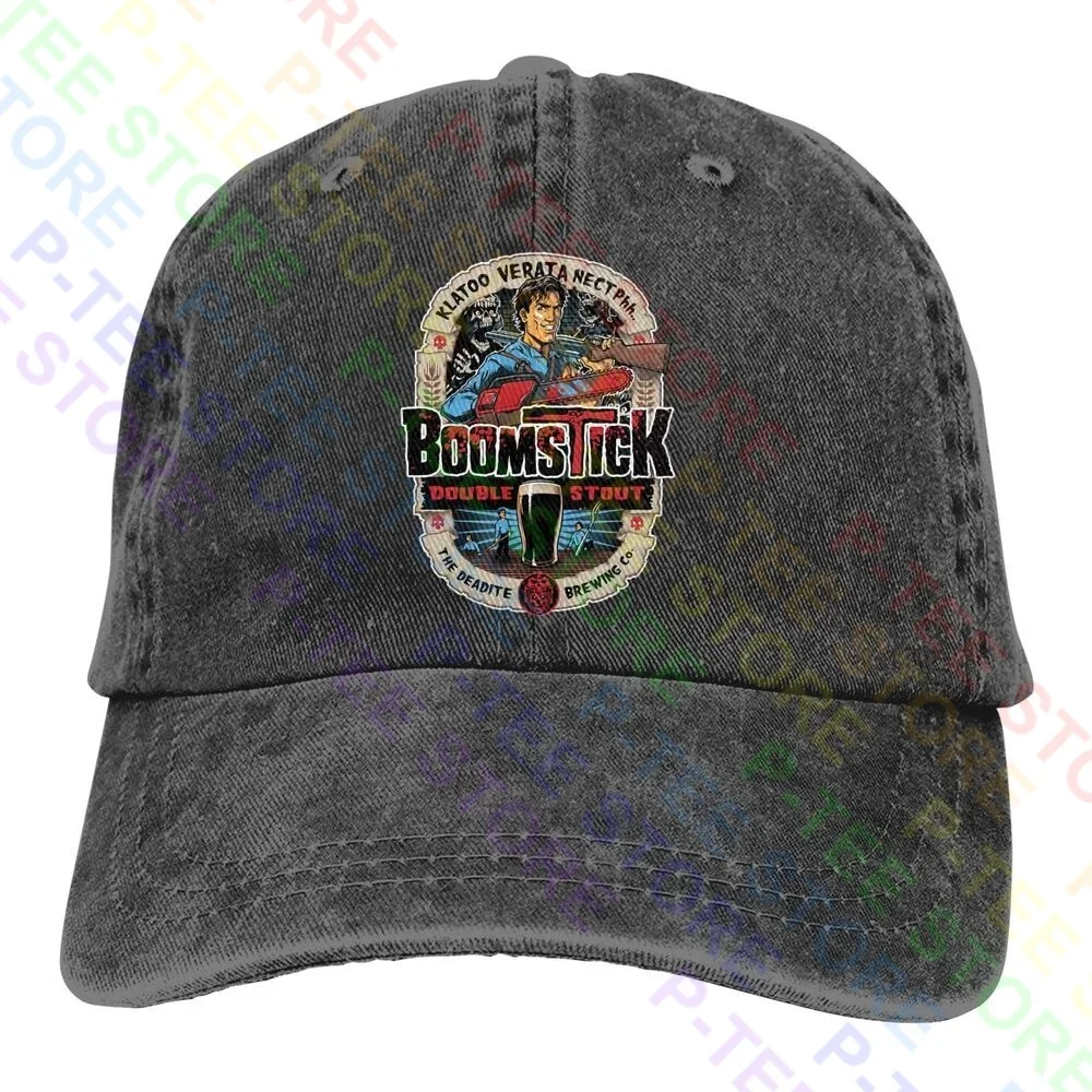 Ash Vs Evil Dead Series Washed Denim Baseball Cap Trucker Hats Design Headwear