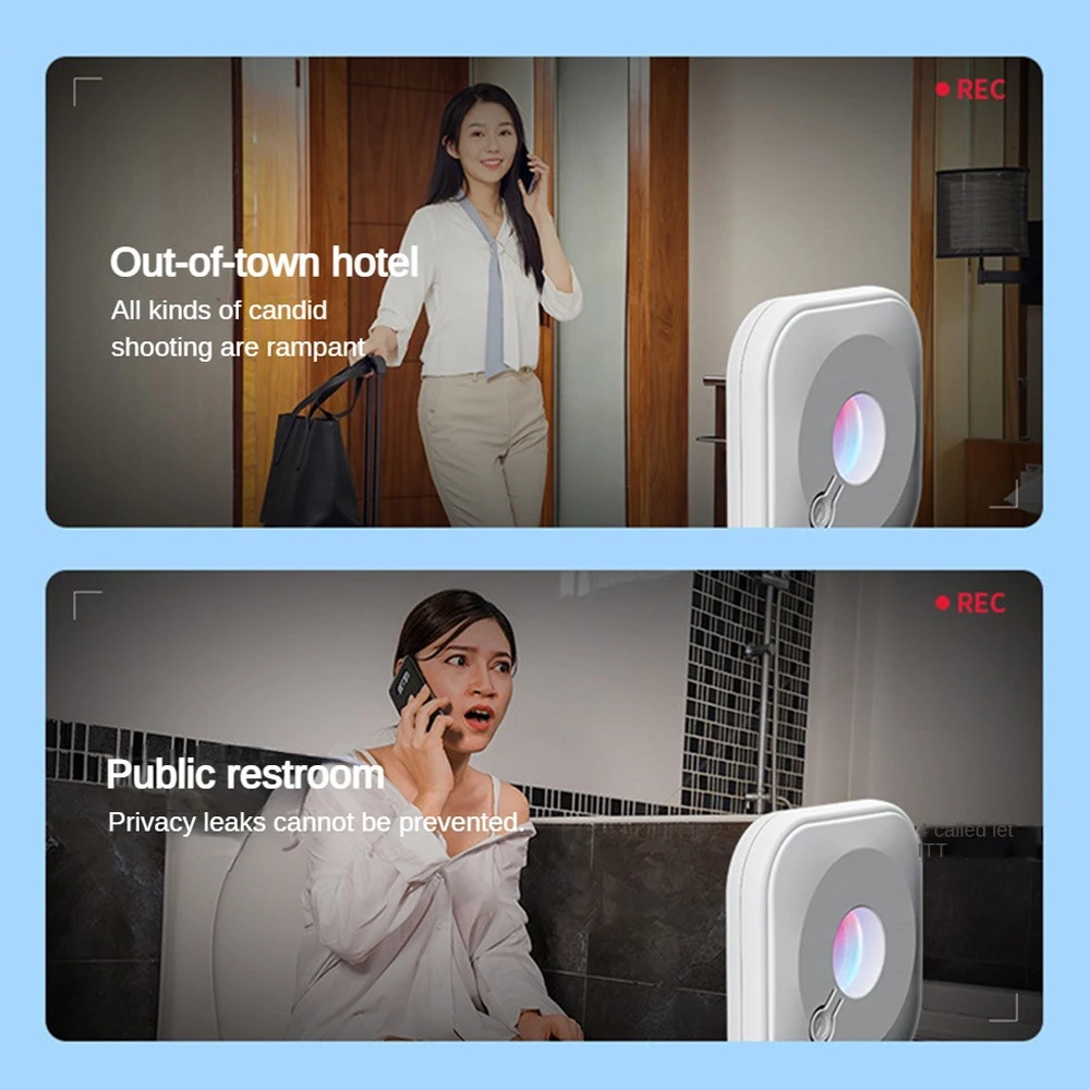 Smart Infrared Scanning Detector, Mini Camera Detector, Monitoramento Eficaz, Inteligente Sua Privacidade, Fácil de Transportar
