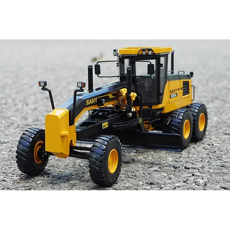 Diecast 1:35 Schaal SANY SMG200 Motor Grader Legering Techniek Voertuig Model Afgewerkt Statische Simulatie Collectie Speelgoed Gift