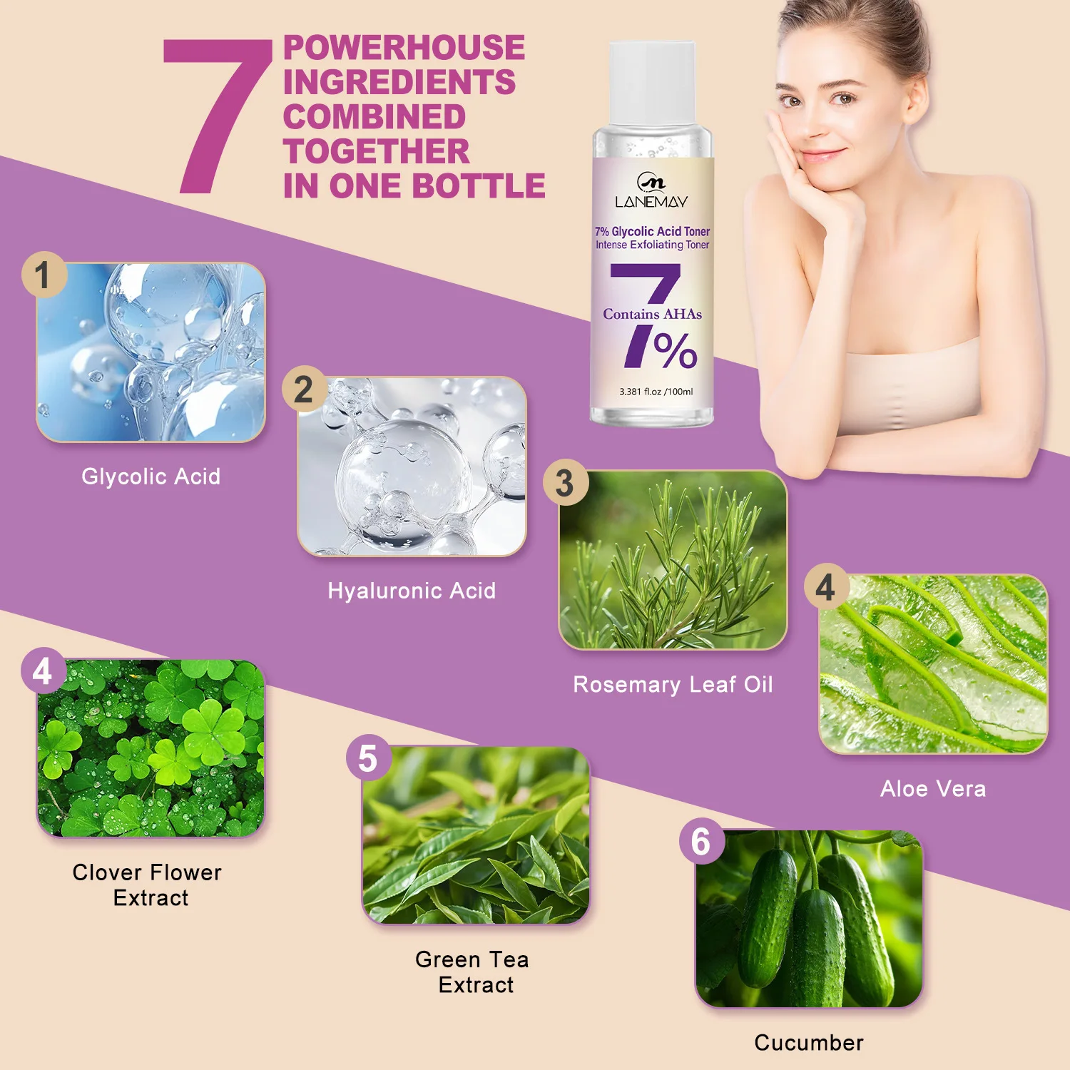 Tônico com 7% de Ácido Glicóli - Glycolic Acid Exfoliant avaliação e preço