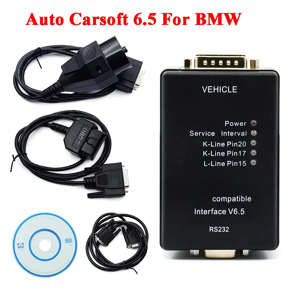 

Для BMW Auto Carsoft 6.5 ECU Programmer MCU OBD2 диагностический инструмент для BMW E30/E36/E46/E34/E39/E53/E32 с интерфейсом ПК RS232