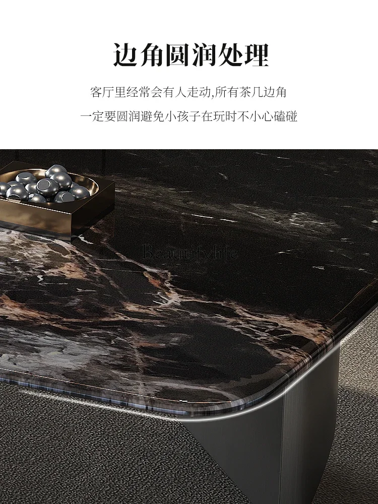 N Minimalist Small Apartment Modern Square Coffee Table Living Room Home Tea Table