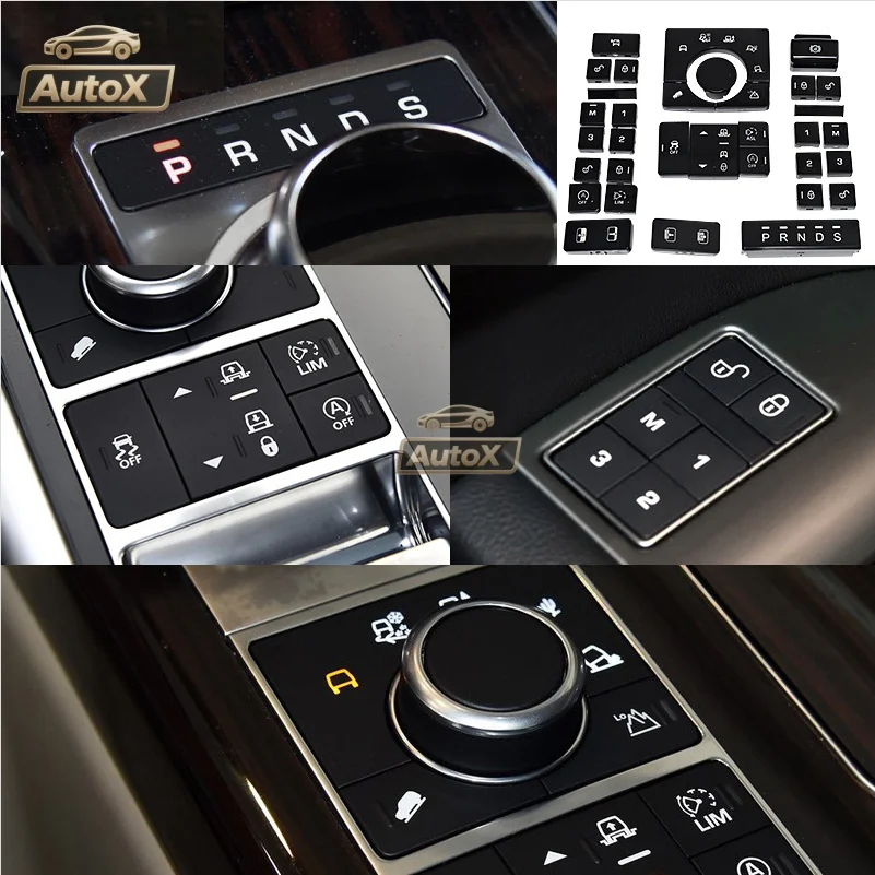 

Для Range Rover Sport 2014-2017, крышка кнопки переключателя режима пропускания автомобиля для Land Rover Range Rover Vogue 2013-2017