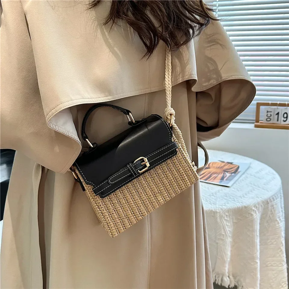 High Quality Straw Bags for Women Fashion Shoulder Bag Designer Crossbody Bag Cute Purses and Handbags Designer Luxury Beach Bag