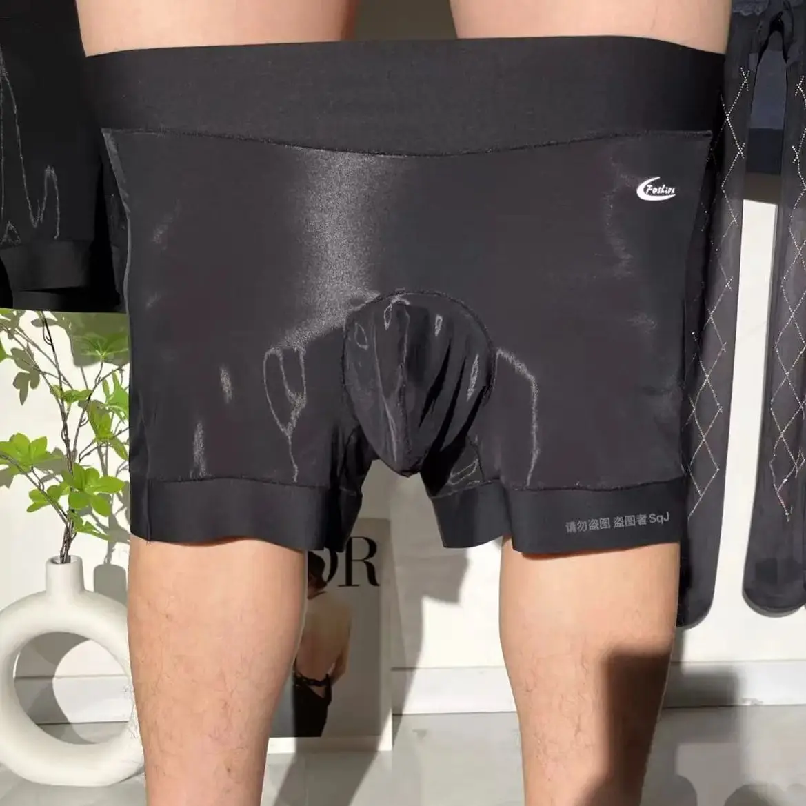 

Upgraded Men's 5D deep pack space capsule silky seamless shorts Man Underwear Summer Seamless Men Underpants