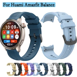 Strap Suitable For Huami Amazfit Balance High Quality Silicone Official Watchband Wristband Bracelet Accessories