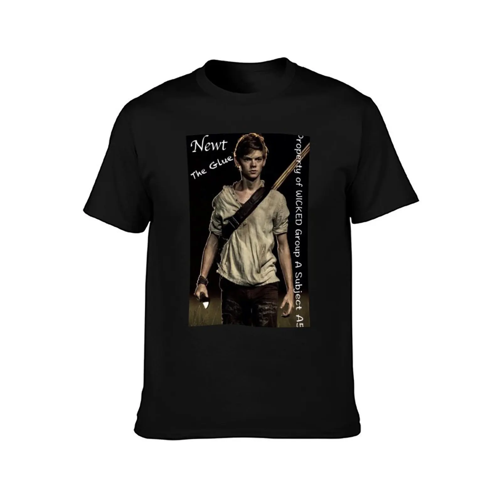 The Maze Runner - Newt T-Shirt Large Size Casual Tee Shirt T-Shirt