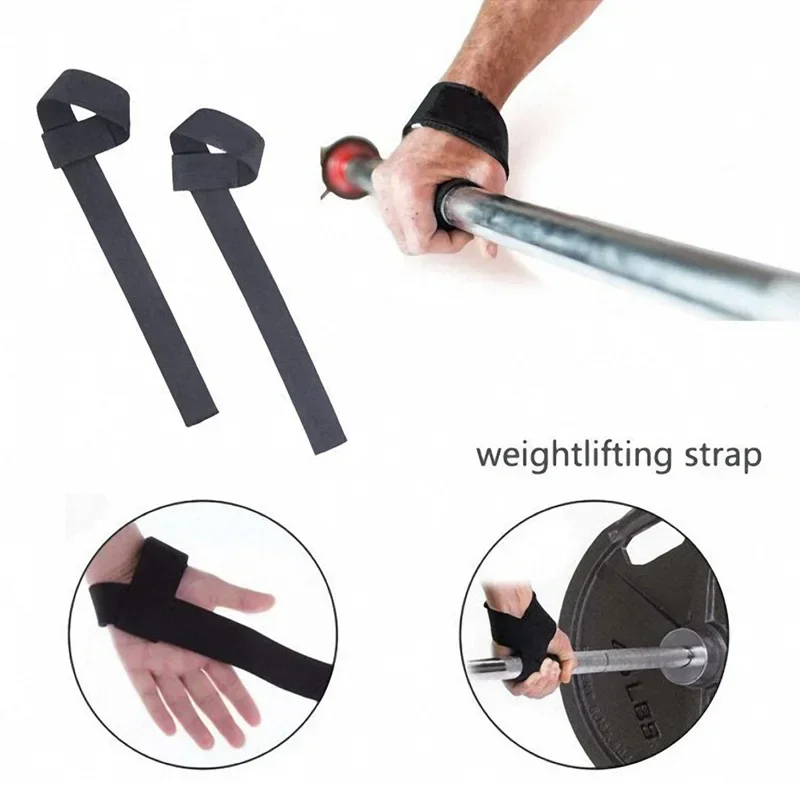 WePackage-Sangles de levage de gymnastique pour hommes et femmes, ceinture de poids de poignet, gants de musculation, fitness, Crossfit, BarHavana