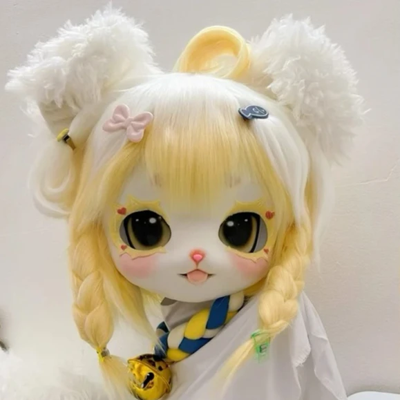 

Базовая маска кигуруми, повязка на голову, пушистый костюм для косплея, аксессуары, маска для косплея, нежная и красивая 3D-печать