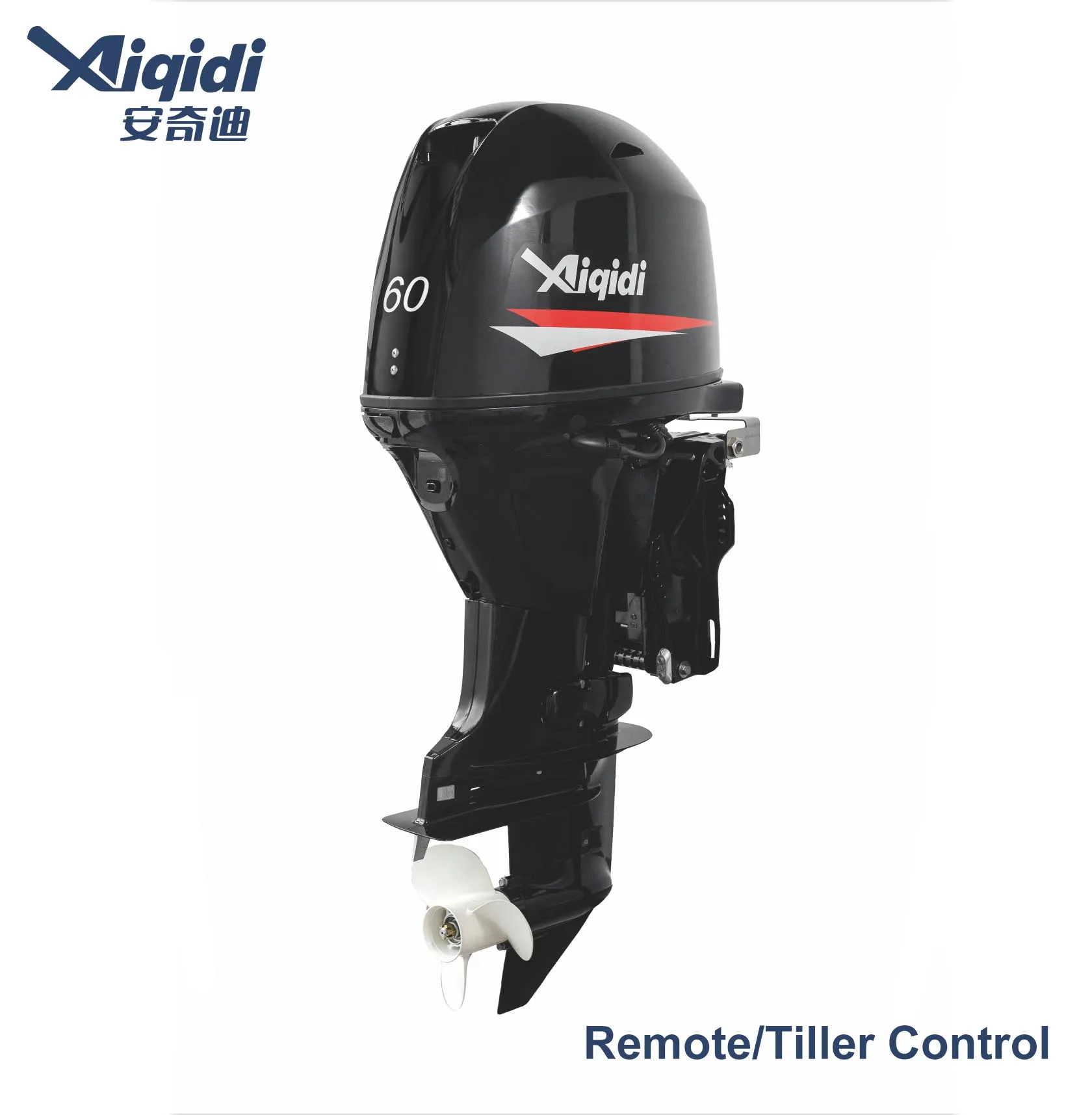 Factory AIQIDI EFI Outboard Motor 60HP 4-Stroke Four Cylinders Power Tilt Remote Outboard Engine