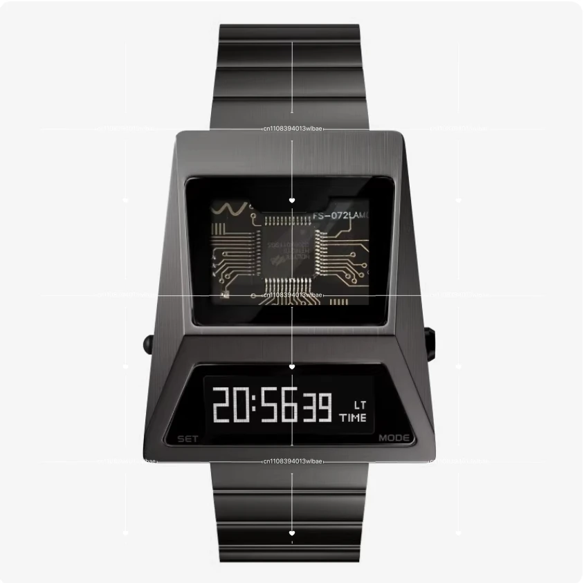 Driver Watch Steel Belt Electronic Watch Retro Future Same Good Things S3000