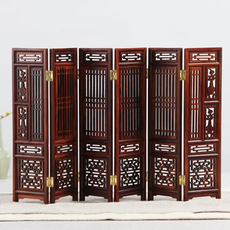 Carving handicrafts Ming and Qing classical miniature furniture model red sandalwood red rosewood