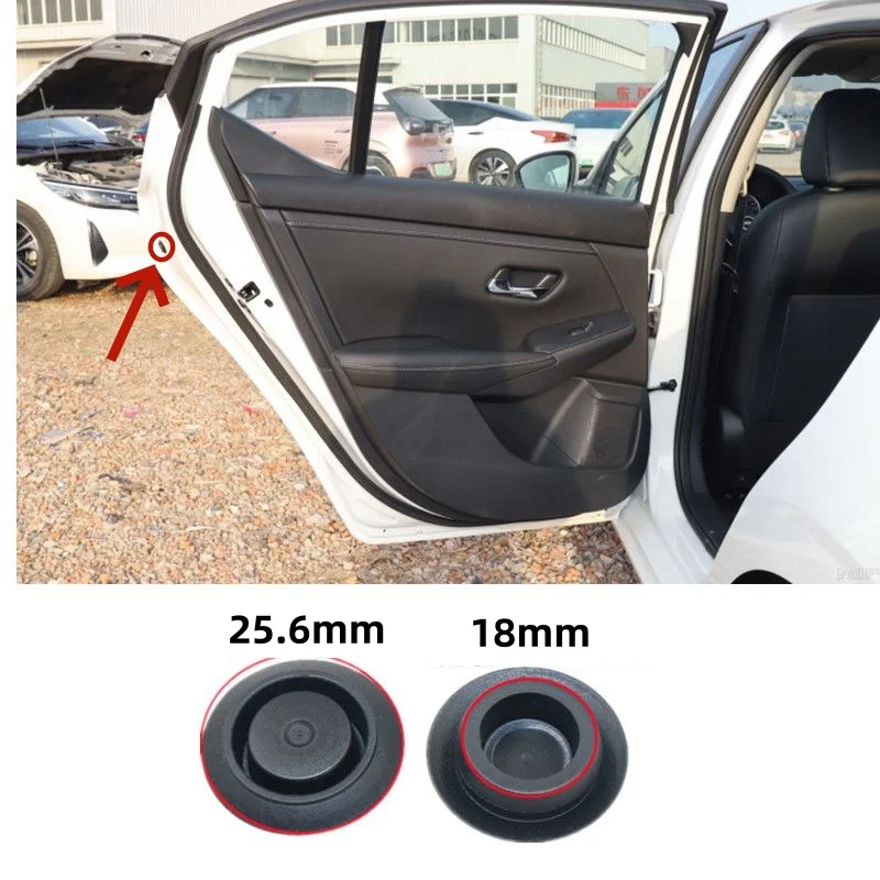 Car Door Lock Hole Cover Plastic Fasteners Clips For Nissan Livina Sylphy Sunny Murano TIIDA X-Trail Infiniti QX50 Q70