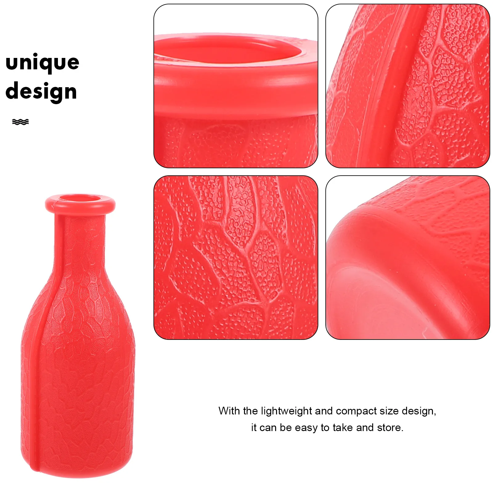 مجموعة واحدة من دعامات زجاجات البلياردو البلاستيكية، خفيفة الوزن، سهلة الحمل والتخزين، رائعة للمبتدئين