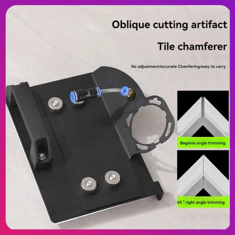 

ABKL-100 Type Angle Grinder Stand For Tile 45° Chamfer Cutting Metal Tile Chamfering Frame Chamferer Tools Black