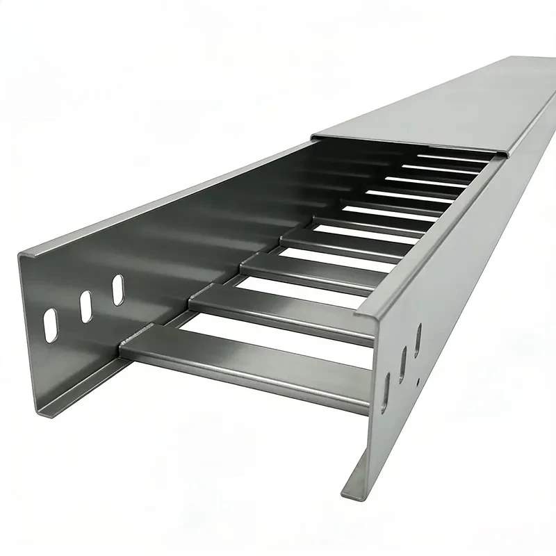 Aluminum Alloy  Tray Perforated   Ladder Proportional Groove Cable Slot Stainless Steel Galvanized Cable Tray