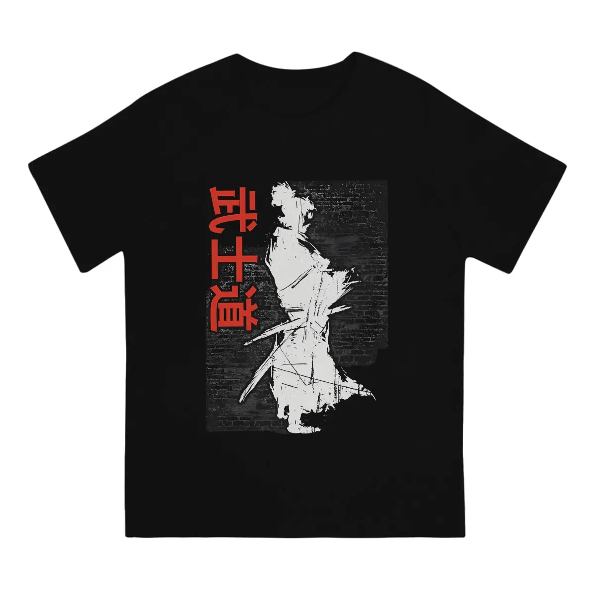 Men's T-Shirts Samoura Code Awesome Tees Short Sleeve Bushido T Shirts Crewneck Clothes Printed