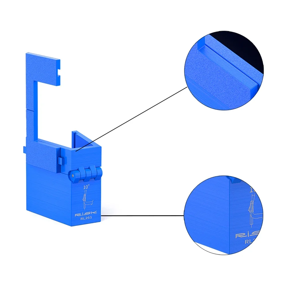 أداة قياس زاوية الانحناء الداخلية لمقود الدراجة، أداة ضبط زاوية مقبض الدراجة المحمولة عالية الدقة لملحقات دراجة الطريق #2