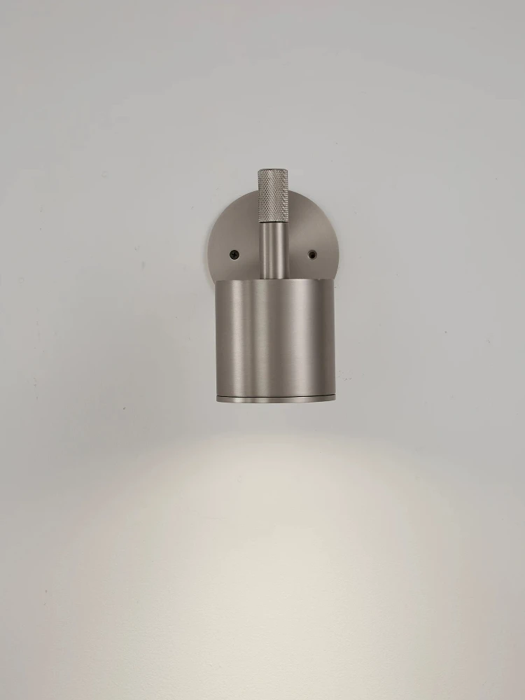 Bauhaus industrial stainless steel wall lamp GU10 LED modern bedroom bedside wall light reading corridor decor atmosphere lamp - view 4
