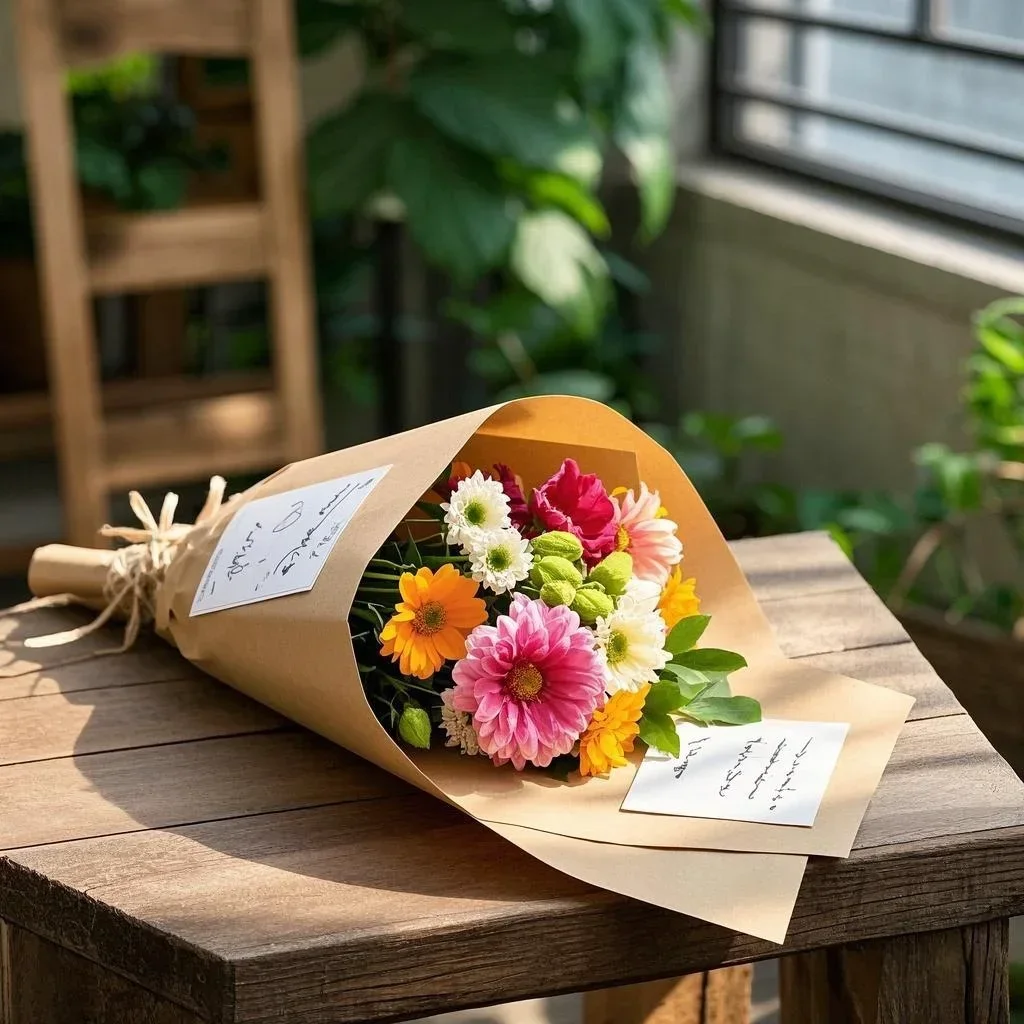 YITAPE 30cm*5M Brown Kraft Paper Roll for Gift Wrapping Moving Packing Material Bouquet Flowers DIY Crafts Painting Art view 5