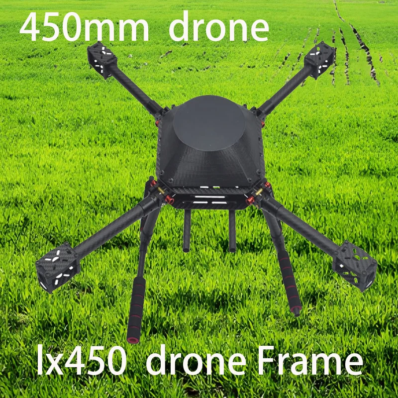 

LX450 450mm full Carbon fiber Quadcopter Frame Umbrella shaped folding FPV Quad with Carbon Fiber Landing Skid F450 drone frame