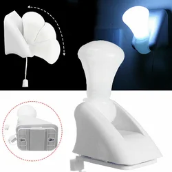 LED Pull Cord Wall Night Lights Cabinet Closet Table Lamp Self Adhesive Bulb For Home Toilet Bedroom Lighting Battery Operated