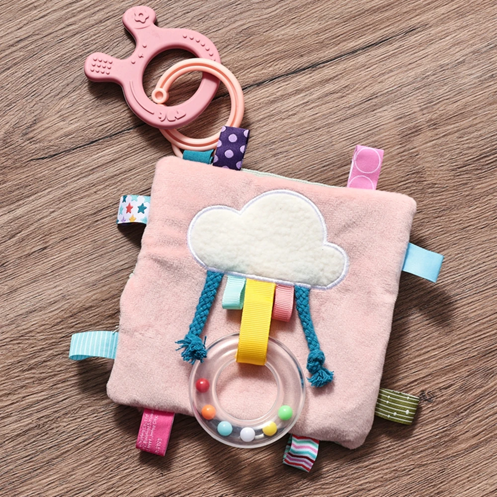 Babyspielzeug, Stoffbuch, frühes pädagogisches Baby, 0–12 Monate, sensorisches Spielzeug, weiche Bücher, Spielzeug, flauschiges Cartoon-Elefant-Bücher-Spielzeug – Detail 34