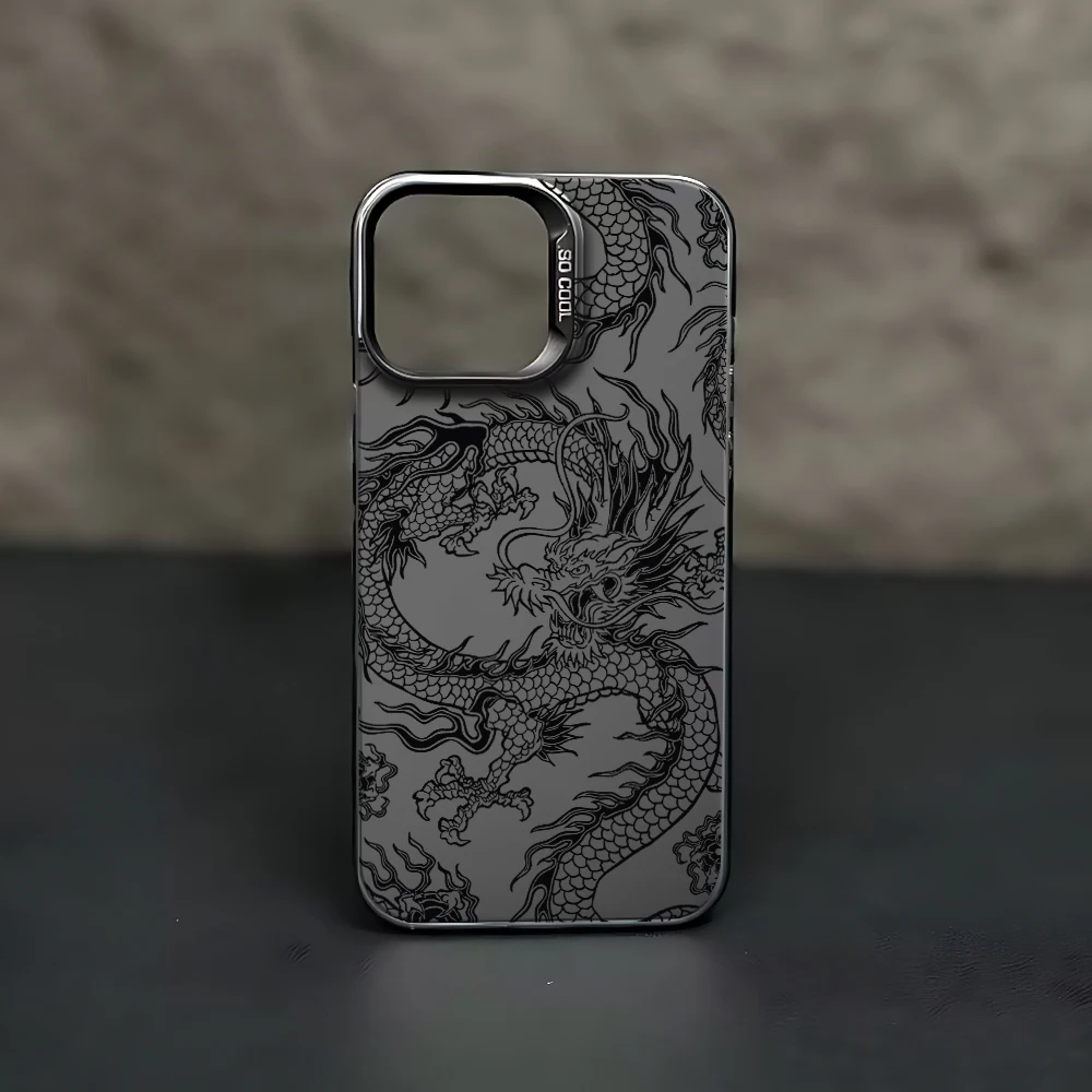 Sacred Chinese Dragon Matte Phone Case  Huawei Honor 400 200 90 X6b X7a X9a X5 X8a X9b X7b X9C X5C 70 nova 11 10 Smart Lite 5G