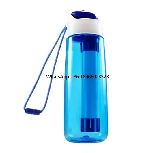 Whole Sale Water Purifier Bottle Outdoor Filter Bottle Flushing 1000L Time Portable Water Purifier Bottle