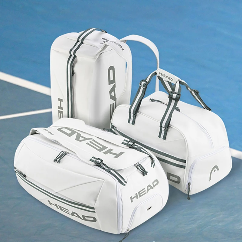 Saco de Raquete de Tênis, Pro DUFFLE Sacos Esportivos Raquete Portátil, Grande Capacidade, Badminton, Fitness, Mochila de Viagem, 2022