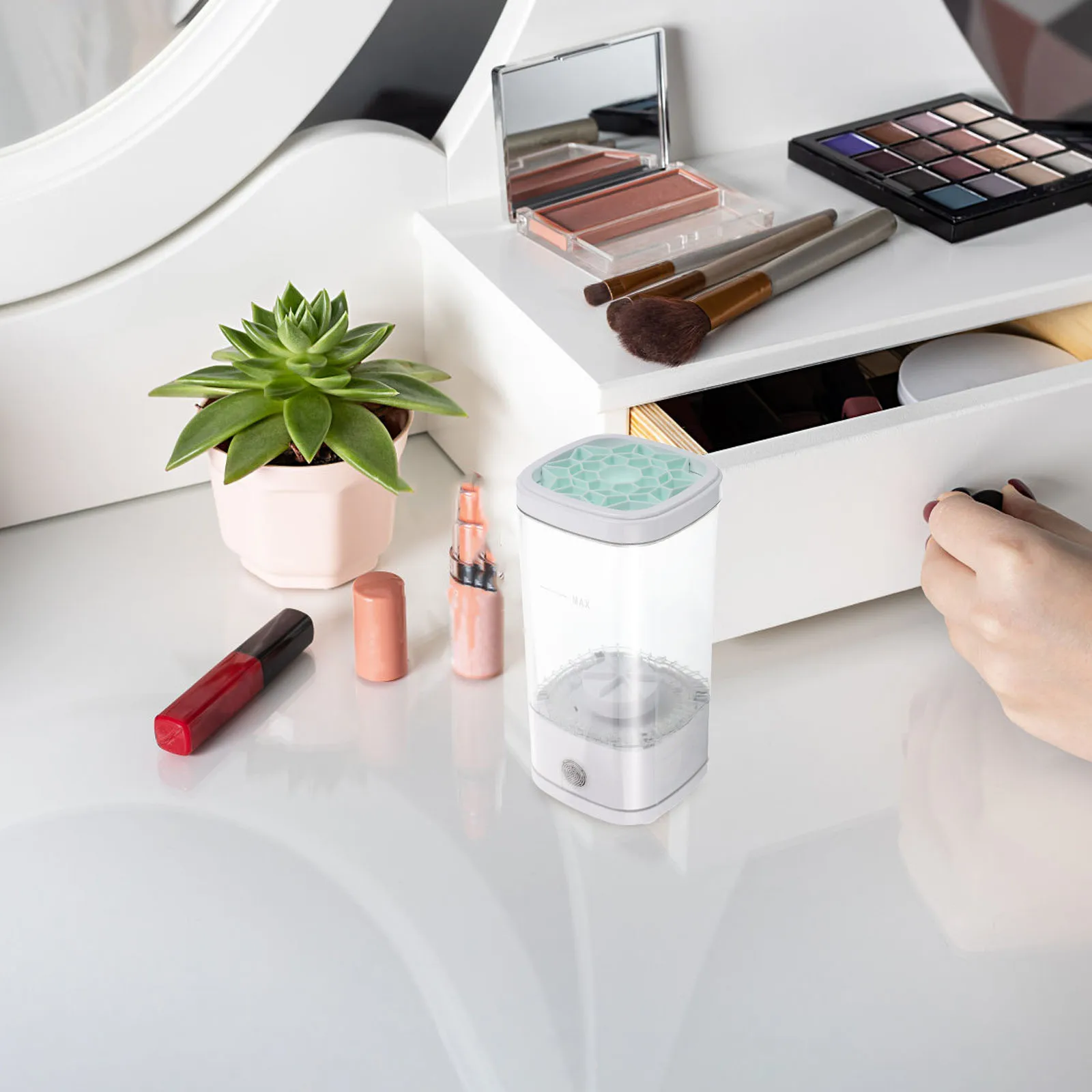

Makeup Brush Makeup Brush Cleaning Machine Electric USB Quick Drying Beauty Tool Accessories Cleaning Machine