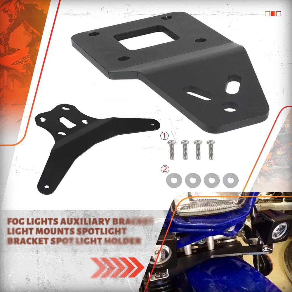 

For SUZUKI DR650 DR650S DR650SE DR 650 S/SE 1996-2023 2022 2021 Motorcycle Fog lamp Bracket Auxiliary Lights LED Light Brackets