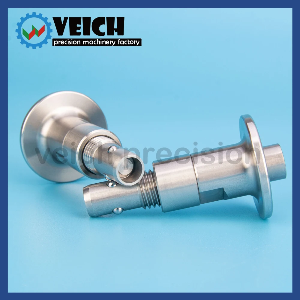 VCN126 Button Quick Release 3 Balls Lock Pins All Stainless Steel Mushroom Handle Locating Pins M8/M12 Screw Pin Diameter 6/10mm