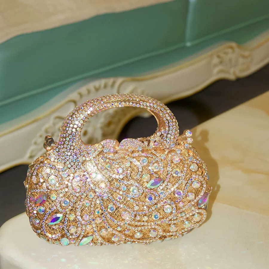 

Кошелек-клатч с белыми камнями, женские вечерние кошельки со стразами, свадебные сумки, сумки на плечо с цепочкой и кристаллами, дневной клатч