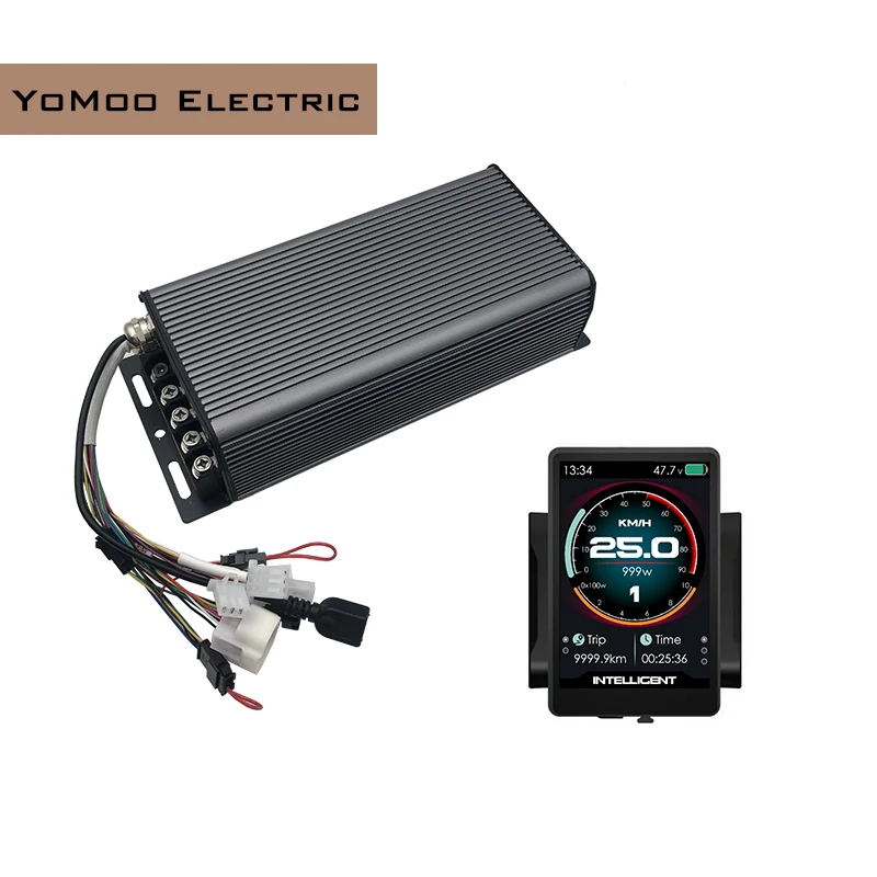 

Sabvoton MQCON SVMC72200-H6 4KW-6KW 72V DC 200A New Thinking NO.2 Protocol Hall BLDC Motor Controller ﻿with TFT 860C Display