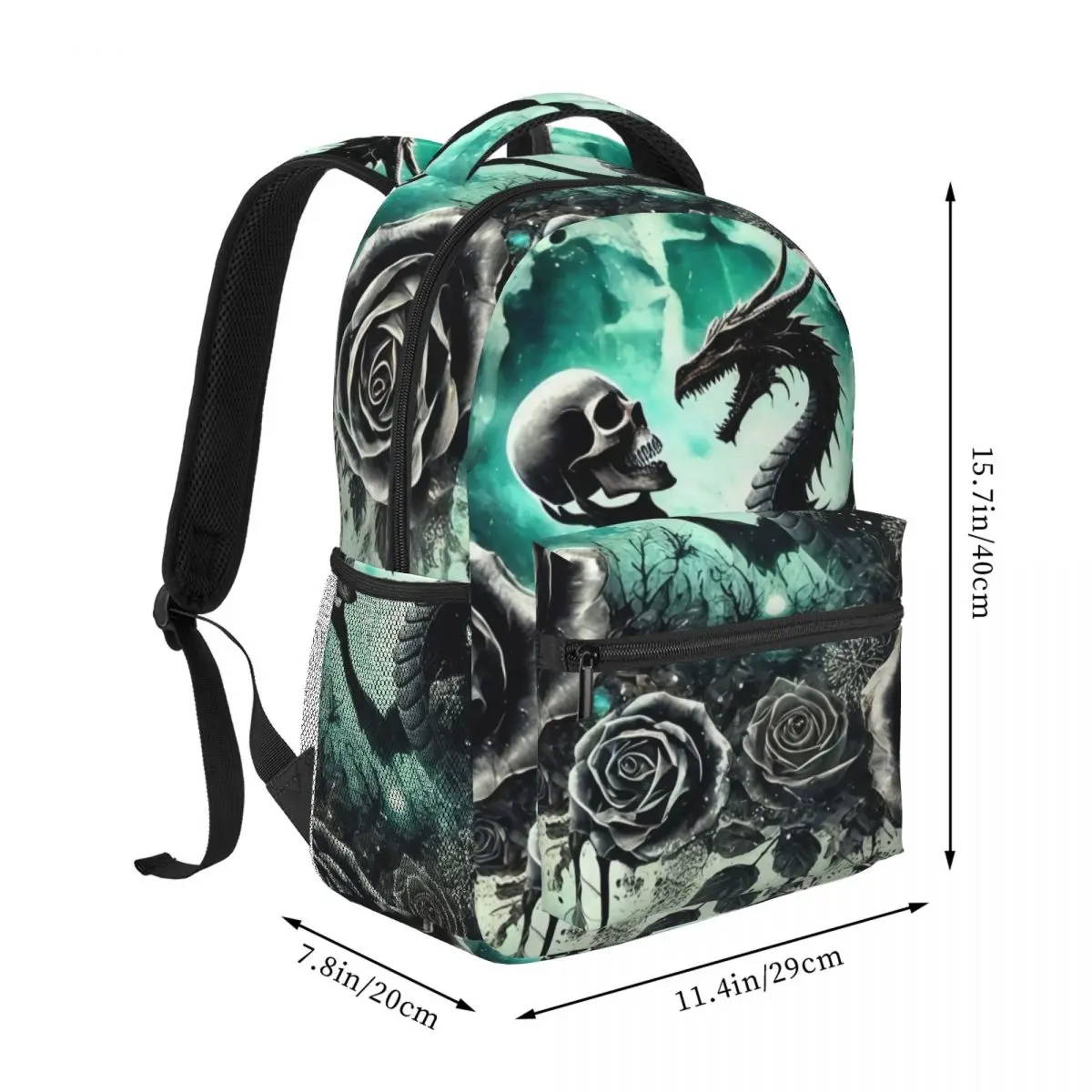 Spooky Print Student Backpack Center Cozy Season Mug Pumpkin Blanket Typography Fall Typography Orange Holiday Daypack Pockets